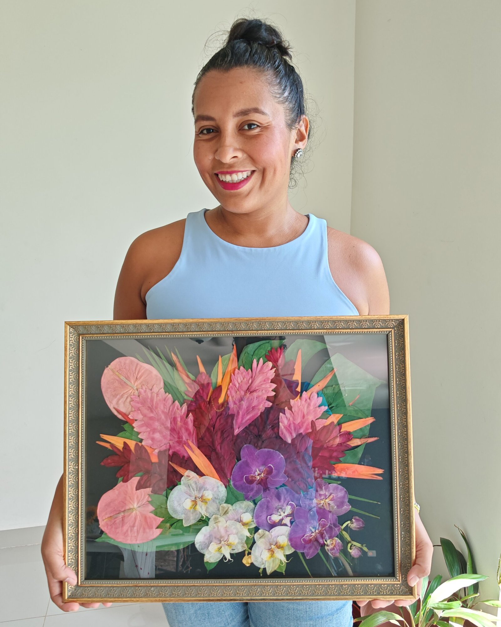 pressed flowers frame